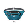 WATERFLY Bauchtasche Gürteltasche Damen und Herren Sport Hüfttasche für Laufen Fitness Joggen Wandern Pfauen Blau