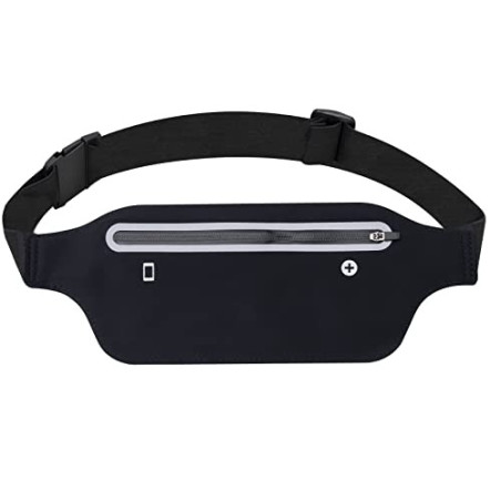 CareHabi - Hüfttasche, wasserdichte Sport Bauchtasche, Laufgürtel Damen Herren für Handy,leichte,verstellbare Lauftasche mit 