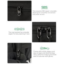 WATERFLY Bauchtasche Gürteltasche Herren Damen: Sportlich Hüfttasche Stylisch Fanny Waist Pack Klein Festival Bumbag MTB Hipb