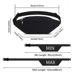 Gürteltasche Bauchtaschefür Damen und Herre Taschen Wandern Fitness Fahrrad Outdoor Sport Hüfttasche Urlaub Doggy Bag Geld Po