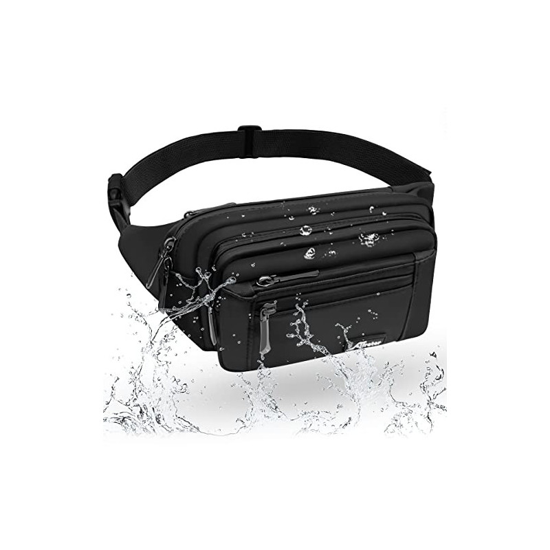 HNOOM Hüfttasche Bauchtasche Wasserdicht Gürteltasche Damen Groß Handytasche Sport Hüfttasche Crossbody Seitentaschen für Out HNOOM Hüfttasche Bauchtasche Wasserdicht Gürteltasche Damen Groß Handytasche Sport Hüfttasche Crossbody Seitentaschen für Out