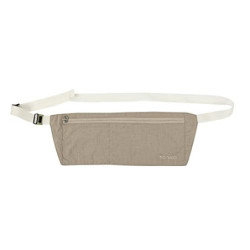 Tatonka Skin Moneybelt - Flache und leichte Bauchtasche mit Zwei Fächern 2 unauffälligen Tragen unter der Kleidung  macciato 