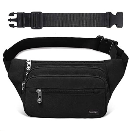 Hopedas Bauchtasche Gürteltasche Hüfttasche für Damen und Herren Hüfttasche Reisen Yoga Fitnessstudio für Outdoor Workout Spo