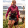 WATERFLY Gürteltasche Bauchtasche mit Flaschenhalter Damen und Herren, Atmungsaktiv Sport Hüfttasche für Laufen Radfahren Cam