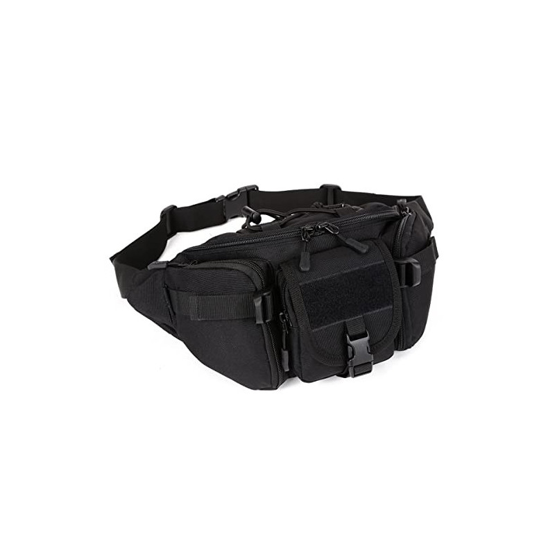 Huntvp® Taktische Gürteltasche Sport Hüfttasche Molle Bauchtasche Wasserabweisend mit Reißverschluss für Outdoor Laufen Reise Huntvp® Taktische Gürteltasche Sport Hüfttasche Molle Bauchtasche Wasserabweisend mit Reißverschluss für Outdoor Laufen Reise