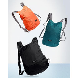 WATERFLY Ultraleicht Faltbar Rucksack 15L: Klein Packable Wanderrucksack Leicht Dünner Backpack Sportlich Tagesrucksack Daypa