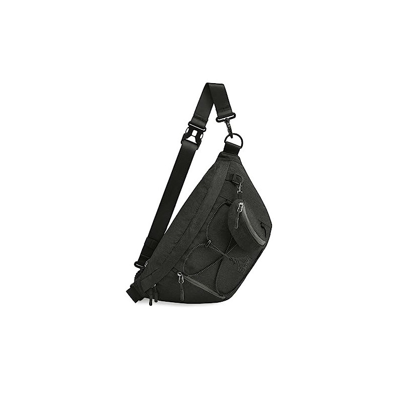 G4Free Große Bauchtasche Brusttasche Gürteltasche Sling Rucksack RFID-Hüfttasche für Damen und Herren für Sport Reisen Wander G4Free Große Bauchtasche Brusttasche Gürteltasche Sling Rucksack RFID-Hüfttasche für Damen und Herren für Sport Reisen Wander