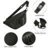 G4Free Große Bauchtasche Brusttasche Gürteltasche Sling Rucksack RFID-Hüfttasche für Damen und Herren für Sport Reisen Wander