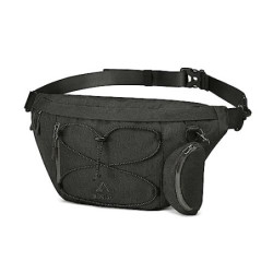 G4Free Große Bauchtasche Brusttasche Gürteltasche Sling Rucksack RFID-Hüfttasche für Damen und Herren für Sport Reisen Wander