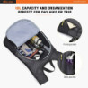SKYSPER 10L Faltbarer Rucksack Ultraleicht Tagesrucksack Wasserfest Daypack Reiserucksack Wanderrucksack für Wandern Reisen S