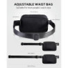 WATERFLY Bauchtasche Gürteltasche Herren Damen: Stylische Hüfttasche Sport Mode Crossbody Brusttasche Wasserabweisend Klein H