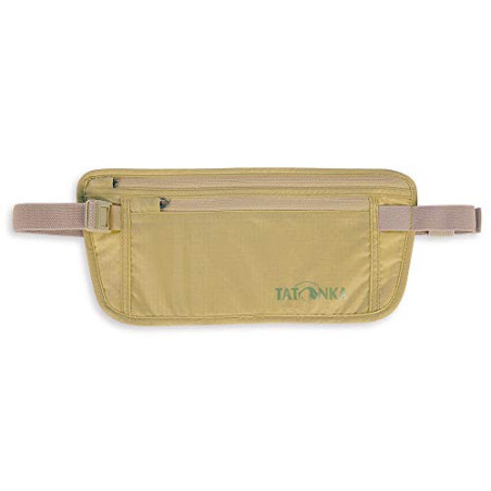Tatonka Bauchtasche Skin Moneybelt Int. - Flache Hüfttasche mit zwei Reißverschluss-Fächern - Zum versteckten Tragen unter de