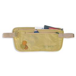 Tatonka Bauchtasche Skin Moneybelt Int. - Flache Hüfttasche mit zwei Reißverschluss-Fächern - Zum versteckten Tragen unter de