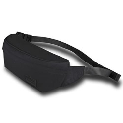 JOHNNY URBAN Bauchtasche Damen & Herren Schwarz - Tom - Gürteltasche Mit Flexiblem Gurt für Festival - Stylische Crossbody Br