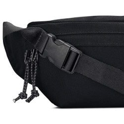 JOHNNY URBAN Bauchtasche Damen & Herren Schwarz - Tom - Gürteltasche Mit Flexiblem Gurt für Festival - Stylische Crossbody Br