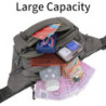Bauchtasche Gürteltasche Hüfttasche mit Einem 30 cm Verlängerten Gürtel Unisex Modern Umhängetaschen Handytasche für Outdoor 