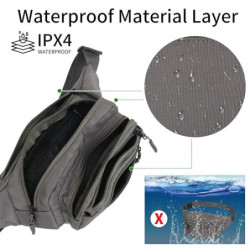 Bauchtasche Gürteltasche Hüfttasche mit Einem 30 cm Verlängerten Gürtel Unisex Modern Umhängetaschen Handytasche für Outdoor 