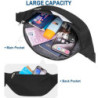 Bauchtasche Gürteltasche Hüfttasche für Herren Damen Wasserdicht Stylisch Unisex Bum Waist Fanny Pack für Outdoor Sport Reise