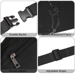 Bauchtasche Gürteltasche Hüfttasche für Herren Damen Wasserdicht Stylisch Unisex Bum Waist Fanny Pack für Outdoor Sport Reise