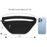 Bauchtasche Gürteltasche Hüfttasche für Herren Damen Wasserdicht Stylisch Unisex Bum Waist Fanny Pack für Outdoor Sport Reise