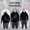 Bauchtasche Herren und Damen, Unisex Gürteltasche mit vielen Reißverschlussfächer für maximalen Stauraum, Hüfttasche für Spor