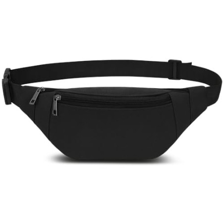 Bauchtasche Gürteltasche Hüfttasche für Herren Damen Wasserdicht Stylisch Nylon Unisex Bum Waist Fanny Pack für Outdoor Sport