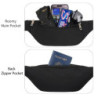 Bauchtasche Gürteltasche Hüfttasche für Herren Damen Wasserdicht Stylisch Nylon Unisex Bum Waist Fanny Pack für Outdoor Sport