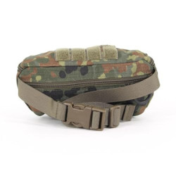 Zentauron Bauchtasche Taktisch 20 x 12 x 8 cm I Taktische Hüfttasche Gürteltasche aus hochwertigem Cordura I Strapazierfähige