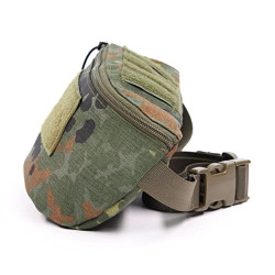 Zentauron Bauchtasche Taktisch 20 x 12 x 8 cm I Taktische Hüfttasche Gürteltasche aus hochwertigem Cordura I Strapazierfähige