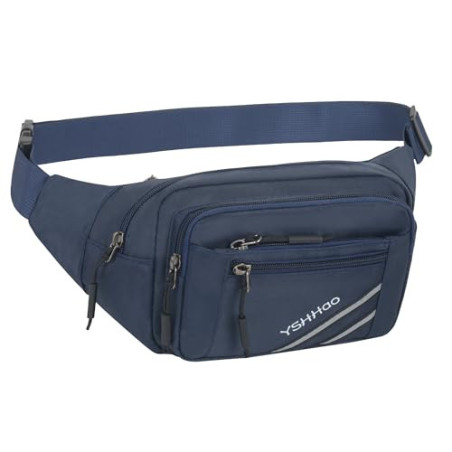 YSHHao Bauchtasche Herren Damen Gürteltasche Wasserdicht Hüfttasche für Outdoor Reisen Sport Wandern Joggen Hundespaziergänge