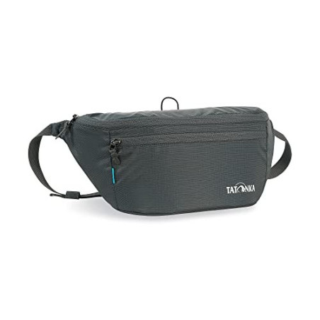 Tatonka Bauchtasche Ilium L - Hüfttasche mit drei Reißverschlusstaschen - titan grey, L  37 x 16 x 10 cm 