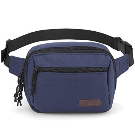 Gürteltasche Frauen, Unisex Bauchtasche mit 1M verstellbarem Tragegurtel, wasserdichte Hüfttasche Leichtgewichtig für Reisen,