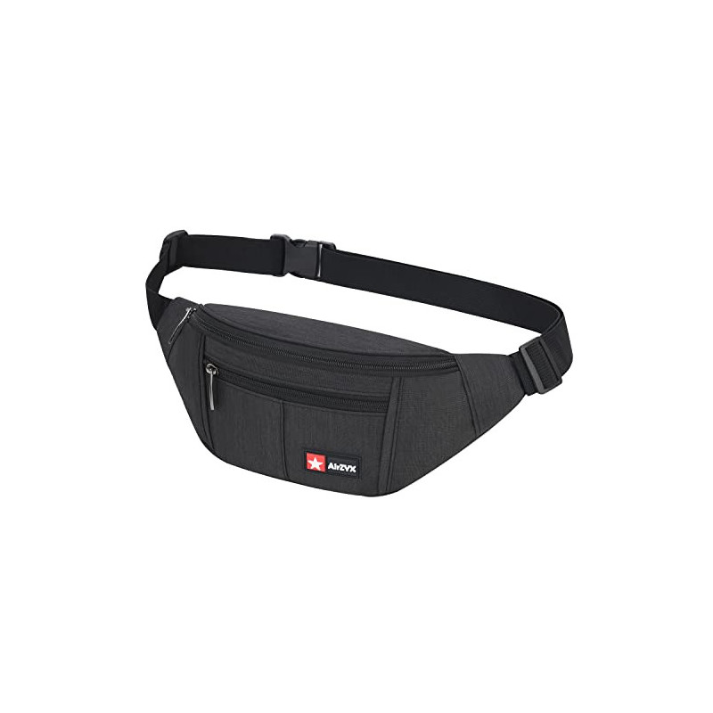 AirZyx wasserdichte Bauchtasche für Reise Sport alle Outdoor Aktivitäten Schwarz AirZyx wasserdichte Bauchtasche für Reise Sport alle Outdoor Aktivitäten Schwarz