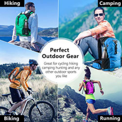 Lunidry Trinkrucksack Fahrradrucksack mit Trinkblase 2L Wasserdicht Sportrucksack, 20L Hydration Rucksack Herren Damen Outdoo