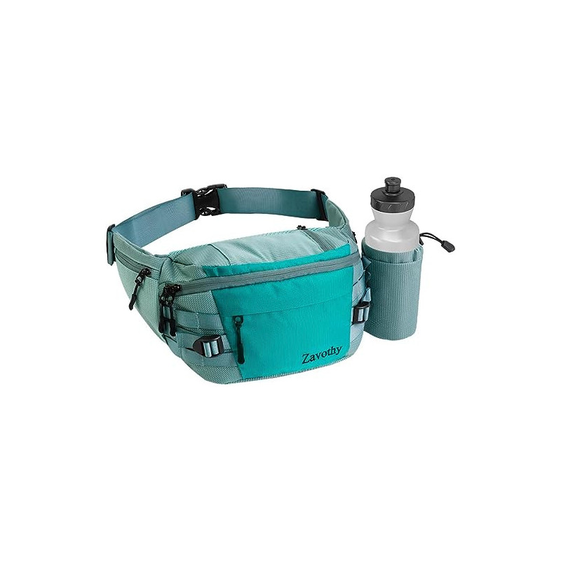 Zavothy Gürteltasche Bauchtasche mit Abnehmbarer Flaschenhalter für Damen und Herren, ideal zum Laufen, Radfahren, Wandern un Zavothy Gürteltasche Bauchtasche mit Abnehmbarer Flaschenhalter für Damen und Herren, ideal zum Laufen, Radfahren, Wandern un