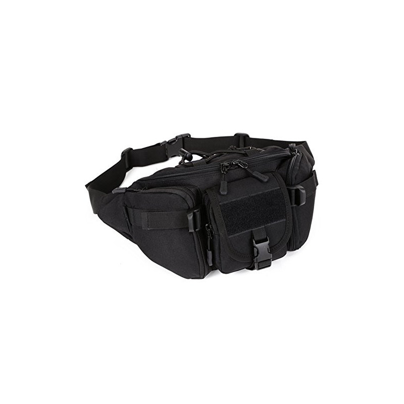Tactical Hüfttasche Bauchtasche Militär Gürteltasche mit 5 Fächer inkl. Reißverschluss für Outdoor Sport Trekking Wandern Run Tactical Hüfttasche Bauchtasche Militär Gürteltasche mit 5 Fächer inkl. Reißverschluss für Outdoor Sport Trekking Wandern Run