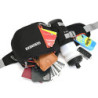 GERIINEER wasserdichte Bauchtasche Gürteltasche mit Flaschenhalter Damen und Herren, Bauchtasche Geeignet für Reise Sport Run