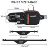 GERIINEER wasserdichte Bauchtasche Gürteltasche mit Flaschenhalter Damen und Herren, Bauchtasche Geeignet für Reise Sport Run