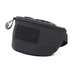 Zentauron Bauchtasche Taktisch 20 x 12 x 8 cm I Taktische Hüfttasche Gürteltasche aus hochwertigem Cordura I Strapazierfähige