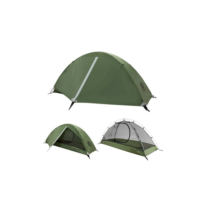 Underwood Aggregator Tent 1Persone 1 Mann Zelt fürs Wandern - EIN leichtes,wasserdichtes EIN Mann Zelt fürs Camping,einfach a