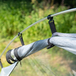 outdoorer Trekkingzelt für 1-2 Personen Trek It Easy 2, leichtes Fix up Schnellaufbau-Zelt mit Apsis, kleines Packmaß, grün,