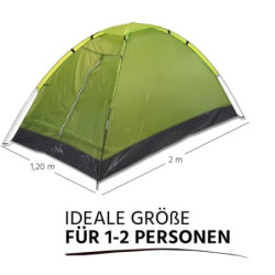 Cleanlevel Zelt 1 Person | 1 Mann Zelt für Festival- und Camping Ultraleicht 1,2kg | Wasserabweisend | Einmannzelt inkl. Trag