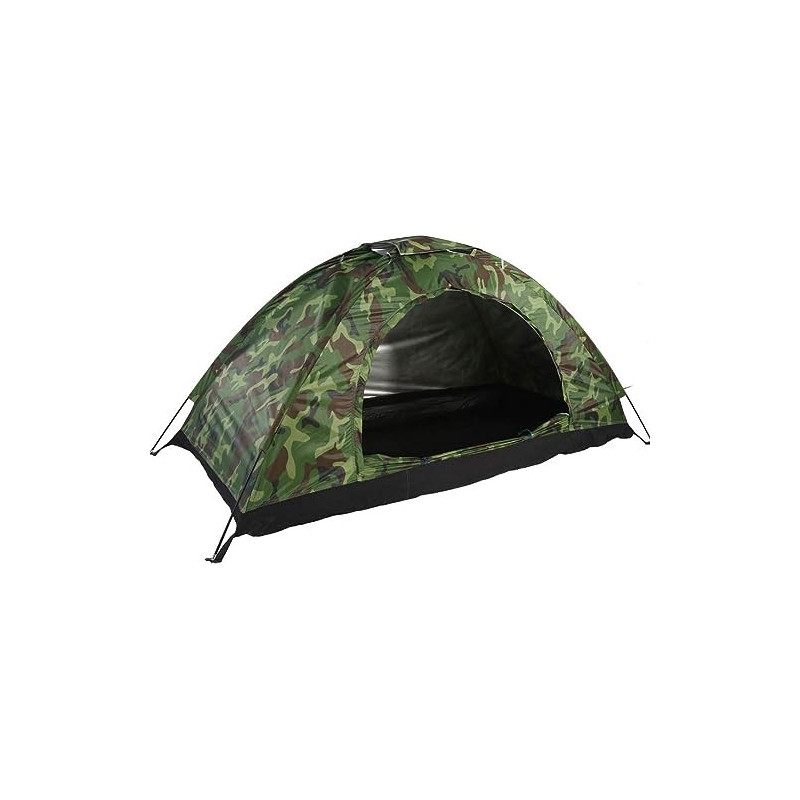 Einmann-Zelt, Wandern, Rucksackreisen, leicht, wasserdicht, Outdoor-Camouflage, UV-Schutz, Zelt für Camping, Wandern, Bergste