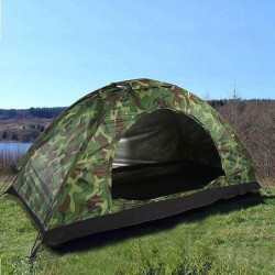 Einmann-Zelt, Wandern, Rucksackreisen, leicht, wasserdicht, Outdoor-Camouflage, UV-Schutz, Zelt für Camping, Wandern, Bergste