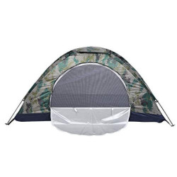 FAMKIT Outdoor Single Person Freizeit Winddichtes Zelt Ein-Mann Zelt für Camping Angeln Klettern Tarnung Einfach Aufstellen