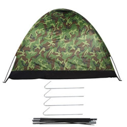 Camping Zelt, Camouflage Muster Camping Zelt Rucksackreisen Zelt Rucksackzelt Camouflage Outdoor-Ausrüstung für Camping Wande