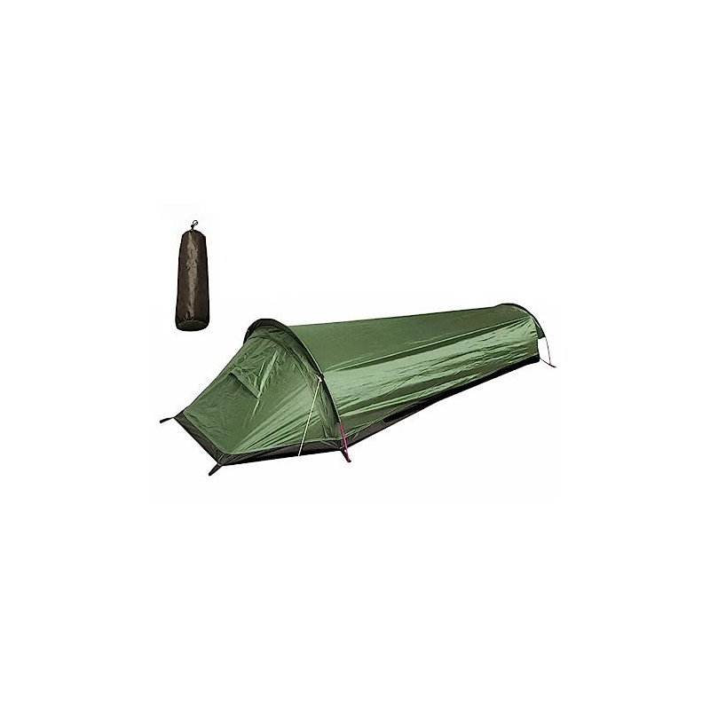 Ultraleichtes 0.78kg 1 Mann Campingzelt Zelt Minipack Leicht Armee Grün 220X(50/90/50) X50CM für Wandern Bergsteigen Backpack Ultraleichtes 0.78kg 1 Mann Campingzelt Zelt Minipack Leicht Armee Grün 220X(50/90/50) X50CM für Wandern Bergsteigen Backpack