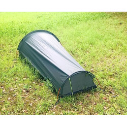 Ultraleichtes 0.78kg 1 Mann Campingzelt Zelt Minipack Leicht Armee Grün 220X（50/90/50） X50CM für Wandern Bergsteigen Backpack