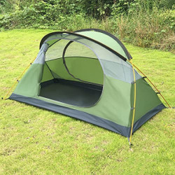 SAFACUS 1-Mann-Zelt für Rucksackreisen, leicht, wasserdicht, 1 Personen-Zelt für Camping, Wandern, Urlaub, ultraleicht, einfa