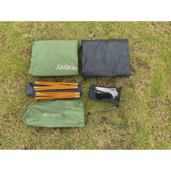 SAFACUS 1-Mann-Zelt für Rucksackreisen, leicht, wasserdicht, 1 Personen-Zelt für Camping, Wandern, Urlaub, ultraleicht, einfa